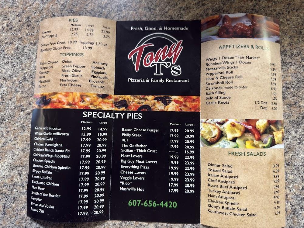 Tony T's Spinach Pinwheel